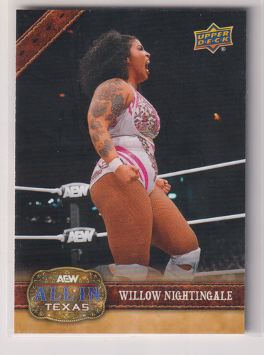 Willow Nightingale 2025 Upper Deck AEW All in Texas Edition Card AI-WN 2