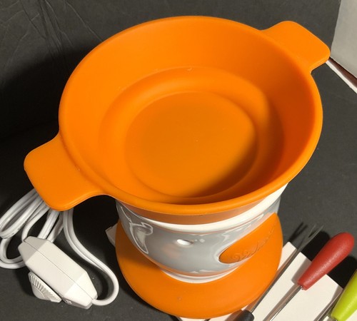 Velata Fun Fondue Clementine Pedestal Fondue Warmer - opened box - excel cond - Picture 7 of 9