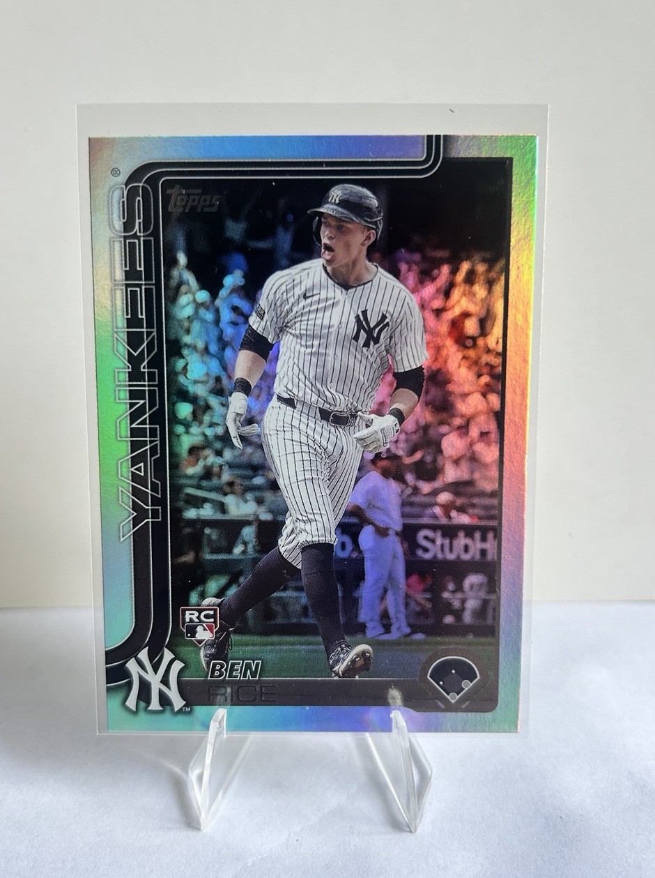 2025 Topps Series 1 - Ben Rice #337 Rainbow Foilboard (RC) NY Yankees
