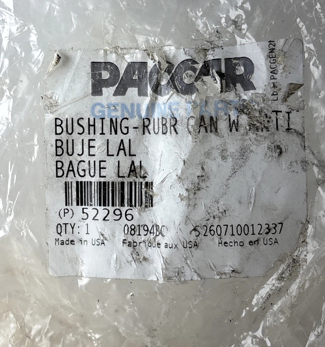 Genuine PACCAR Bushing 52296 – OEM photo 5