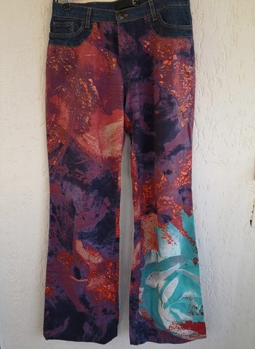 Jeans colorato Just Cavalli a zampa di elefante - Imagen 6 de 11