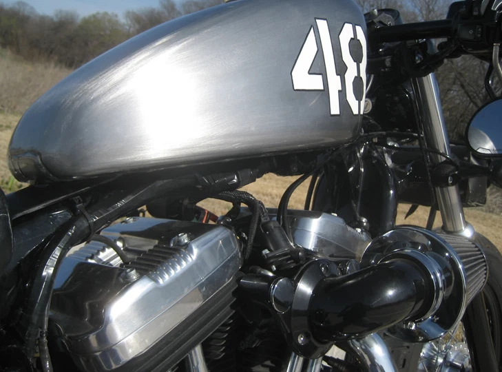 Harley davidson 48 hot sale bigger fuel tank