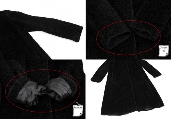 MaxMara Alpaca Wool Shaggy Stand Collar Coat Size 42(K