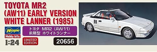 Hasegawa 1/24 TOYOTA MR2 AW11 EARLY VERSION WHITE LANNER Model kit 20656 JAPAN - Picture 13 of 14