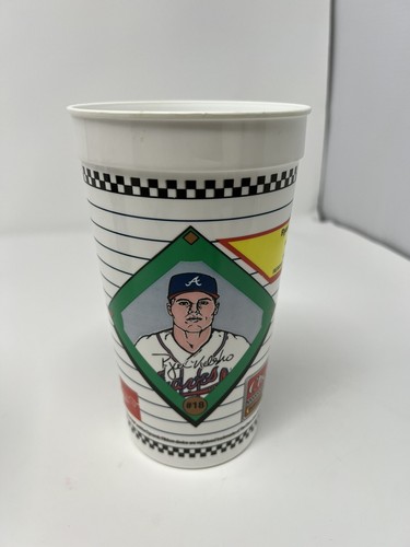 Lot of 5 Vintage Atlanta Braves Plastic Cups - Picture 7 of 8