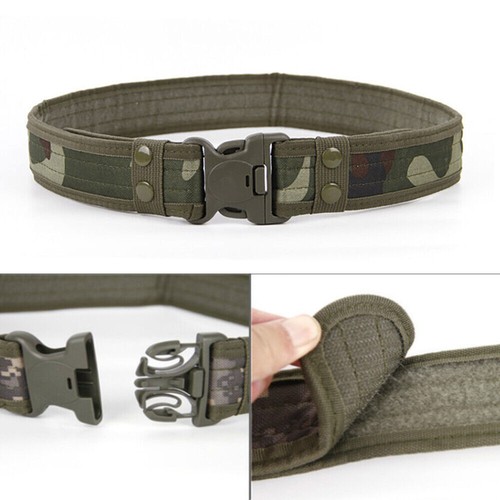 Cinturón táctico para hombre ejército militar cinturón 130 cm hebilla de nailon - Imagen 6 de 11