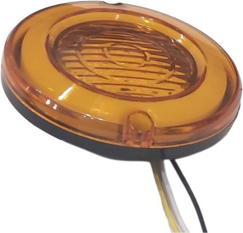 Iveco Vintage Round LED Rear Light Assembly 12V Vintage Tail Light amber Clear - Picture 14 of 22