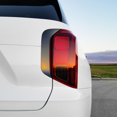 Superposición de vinilo cromado Delete Blackout para Hyundai Palisade 2020-23 borde de puerta trasera - Imagen 4 de 5