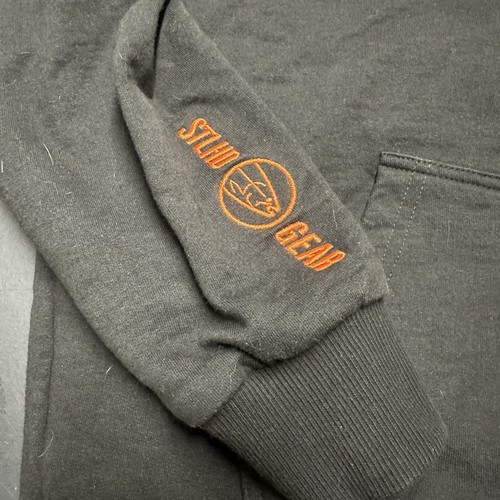 NWT Men's Medium M STLHD Lost Fish Flyer Standard Hoodie Fishing Gear Embroidery - Picture 4 of 8