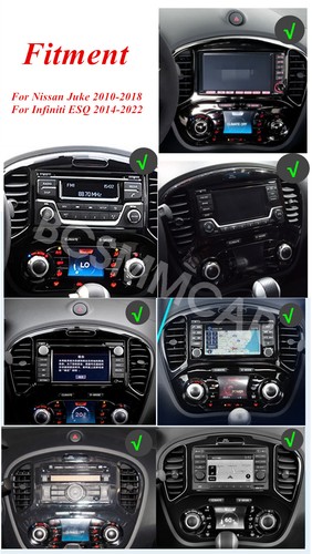 Ajuste para Nissan Juke 2010-2018 para CarPlay Android 13 radio estéreo pantalla táctil - Imagen 6 de 24