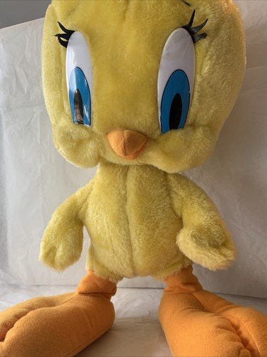Vintage Looney Tunes Tweety Bird By Ace Novelty 1995 Stuffed Animal Plush  - Picture 8 of 8