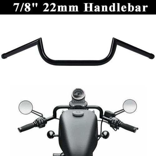 Manillar de motocicleta de 1"" 7/8"" barra de arrastre plana para Yamaha Honda Chopper Bobber Racer - Imagen 105 de 111