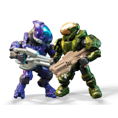 Mega Construx HALO Spartan IV Team Battle 107 Pieces 4 Micro Action Figures - Picture 8 of 9