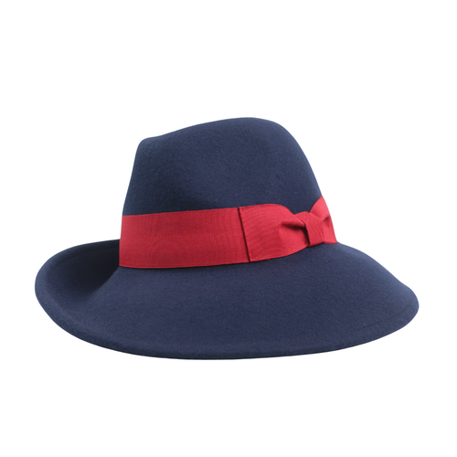 Quality Wool Fedora Hat for Women -Classic Vintage Fedora Style Cloche Hat - Picture 5 of 13