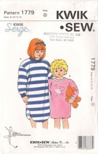 NIGHTSHIRTS - Kwik Sew 1779, Girls 8-10-12-14