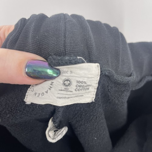 Pantalon de détaillant jogging Copenhagen Cartel femme petit noir coton bio minimaliste