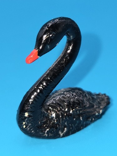Vintage Metall Schwan, Tierfigur, Miniatur - Bild 2 von 3