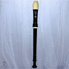 Soprano Recorder Flute Black Musical Instrument Flutaphone Classic Flauta