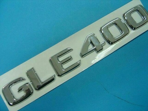 CHROME * GLE400 * TRUNK LETTER EMBLEM BADGE SET FOR MERCEDES BENZ AMG GLE-CLASS - Bild 1 von 2