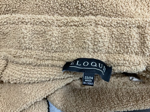 Eloquii  Plus Size camel teddy lounge pants size 22/24 - Bild 6 von 9