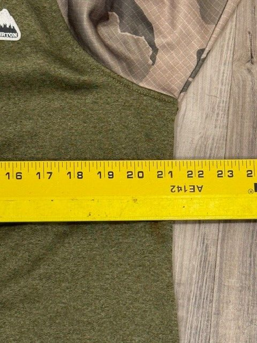 Burton Oak Pullover Hoodie Martini Olive Heather Barren Camo Zip Up Sz Medium - Picture 17 of 22
