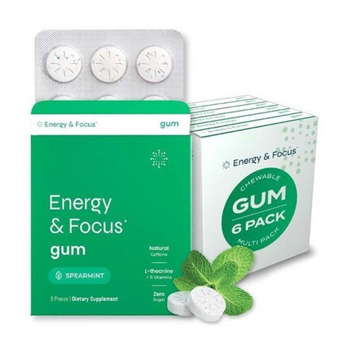 Mint Candy Tablets-Energy & Focus Gum-Spearmint-Dietary Supplement - 54 PCS - Bild 10 von 10