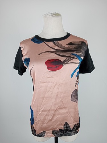 TRUSSARDI JEANS MAGLIA DONNA TG. M WOMAN CASUAL VINTAGE T-SHIRT LANA