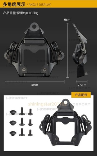 Tactical Sports Camera Head NVG Mount Frame Holder Harness / Shroud / Benny Hat - Picture 35 of 57