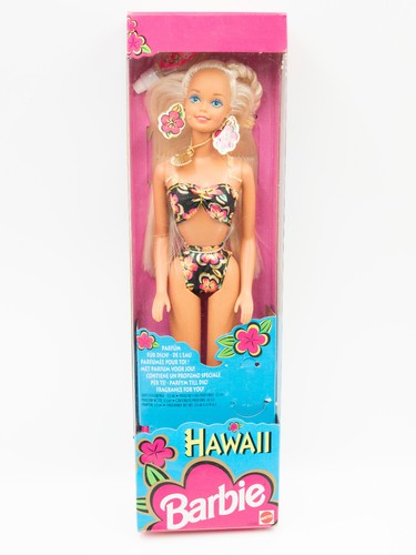 Mattel Hawaii Barbie 90er Jahre, mit OVP - L139/B57 #12446 - Bild 1 von 7