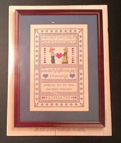 Country Handcrafts Say It in Cross Stitch Collection Pattern Chart 15 Designs - Picture 2 of 8