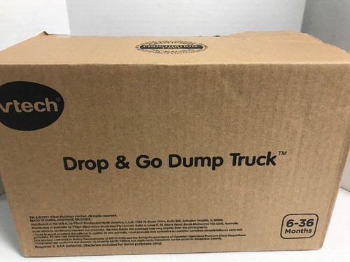 VTech Drop and Go Dump Truck Teaches Colors, Numbers, Sounds & Phrases Brand New - Picture 4 of 4