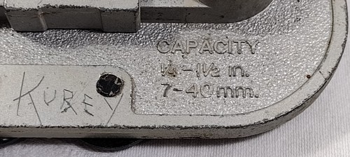 339) Vtg Craftsman Tubbing Cutter 9-5526 ¼ - 1½” Capacity W/Reamer 1960’s Crown  - Picture 3 of 10