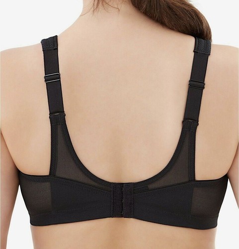 Glamorise Ultimate Sport BH Schwarz Gr. 46B Bügelfrei Vollschalenstütze 1006 Neu - Bild 7 von 12