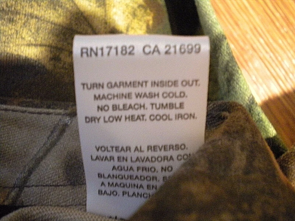 Walls Advantage Timber Liberty Youth Camo Hunting Shirt (size XL regular Junior) - Image 4 of 4