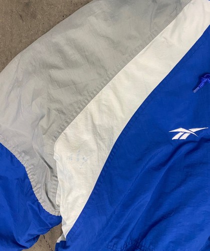 Vintage Detroit Lions Reebok NFL Pro Line Puffer Jacket Size XXL w/ Hood Used - Picture 6 of 11
