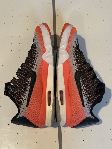Nike Vapor XTC Knit Black White Hot Lava Wolf Grey BQ0130 001 Mens Size 8.5 - Picture 4 of 7