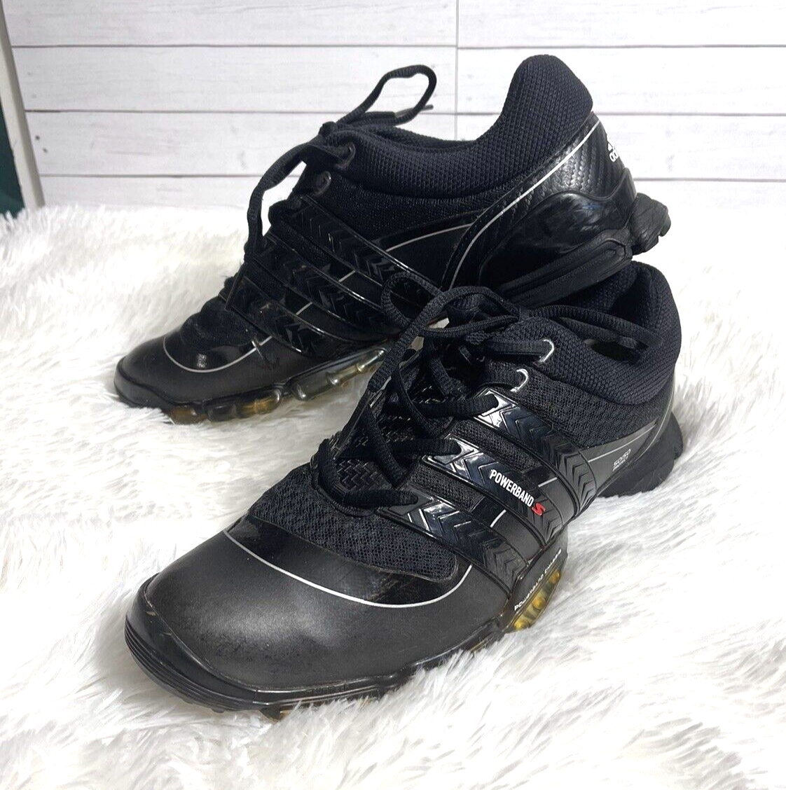 adidas POWERBAND CHASSIS ゴルフシューズ Adidas Powerband Chassis Sport Golf Shoes Soft Spikes Men