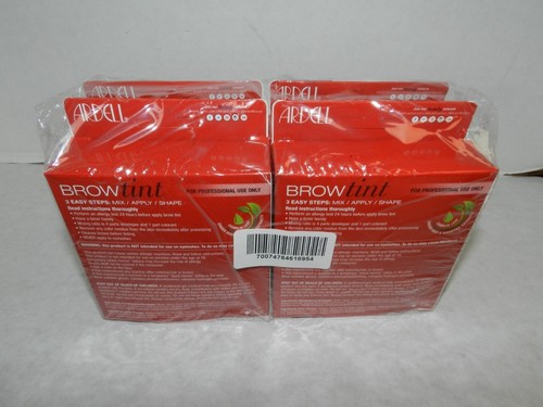4x ARDELL BROW TINT 48 Applications, Covers Gray, Lasts 2 Weeks Dark Brown Q82 - Picture 6 of 8