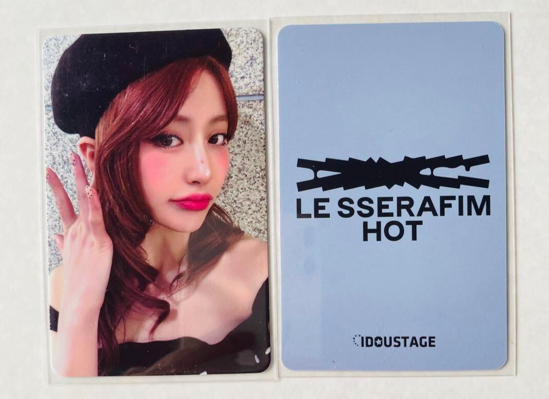 LE SSERAFIM YUNJIN HOT idoustage 2.0 Official Photocard PC