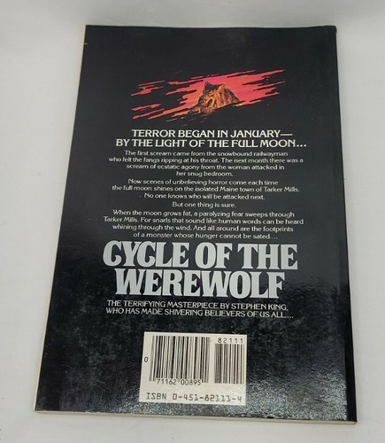 CYCLE OF THE WEREWOLF Stephen King Illustrated Wrightson PB 1st Prt. Horror Fear - Picture 2 of 9