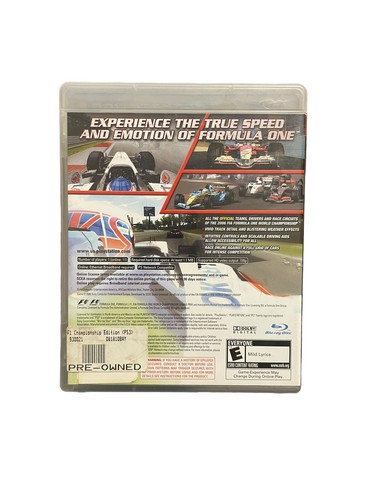 Complete F1 Formula 1 Championship Edition Racing Sony PlayStation 3 PS3 2007 - Picture 3 of 3