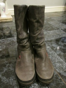 ecco flat boots