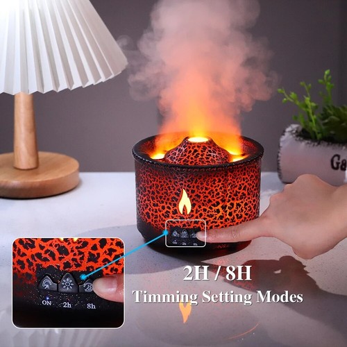 Volcanic Flame Humidifiers Air Aroma Diffuser Essential Oil Humidifier 360ml - Picture 14 of 17
