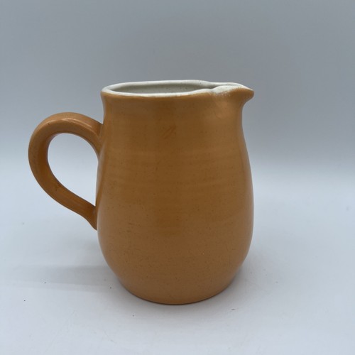 Franciscan Sierra Sand Creamer Small Pitcher 12 oz Orange/Peach 4 1/4" - Picture 2 of 5