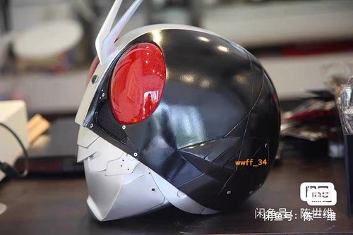 Masked Rider 02 Kamen Rider New No.02 3D Print Helmet Black+Silver Cosplay Mask - Picture 3 of 11