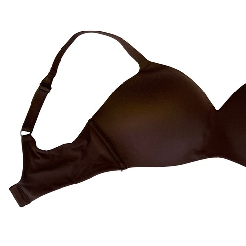 Wacoal 852189 How Perfect Wire Free T-Shirt Bra Lined Size 36D Brown - Picture 13 of 14