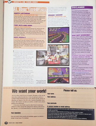 Amiga Format Magazine w/CD ©Aug.1998 Emulators Golem Doom Editor Iconian +MORE - Afbeelding 11 van 12