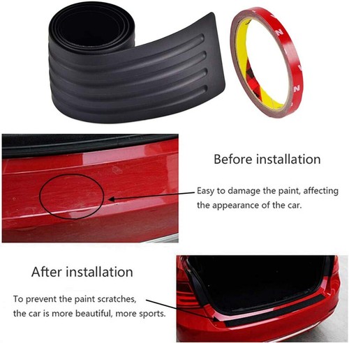 Protector de parachoques trasero para Chevy 2013-2016 cubierta de goma - Imagen 8 de 11