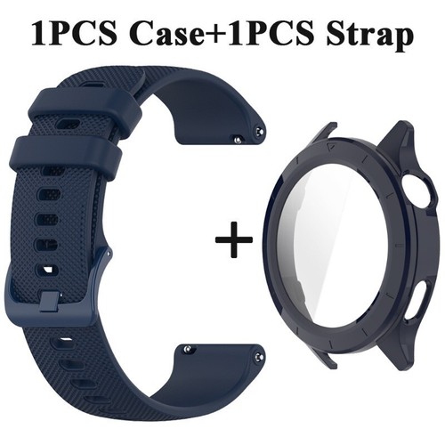Silicone Strap +Tempered Film PC Case for Xiaomi Watch S4 /S4 ESIM Watchband - Picture 14 of 16