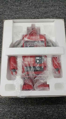 Coca Cola Coke Vending Machine Robot Red Piggy bank Figure 1/8 limited box USED - Picture 2 of 14